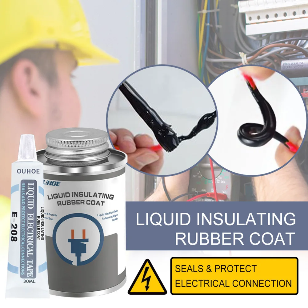 

Liquid Insulation Tape Electronic Sealing Insulation Glue High-Temperature Resistant Waterproof Sealant Fixed Paste Liquid Tape