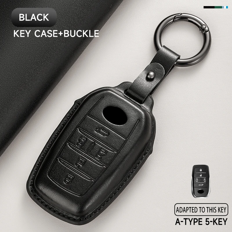 

Кожаный чехол для автомобильного ключа, защитный чехол, брелок для Toyota Vellfire Alphard 30 серии Previa Tarago 5 6, аксессуар