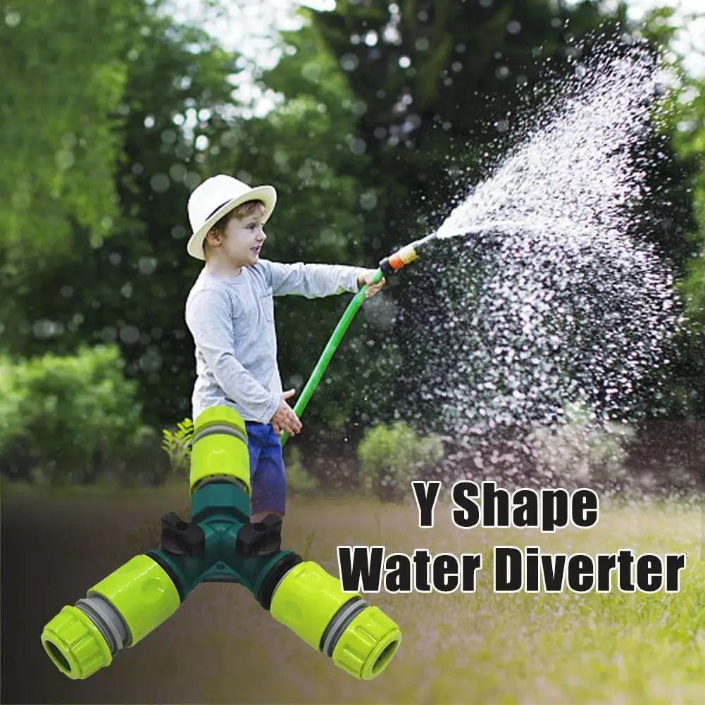 

Garden Water Pipe Connectors 3 Way Garden Hose Splitter Quick Diverter 2 Shut-off Hose Water Connector Valves With Water Sh F9p9