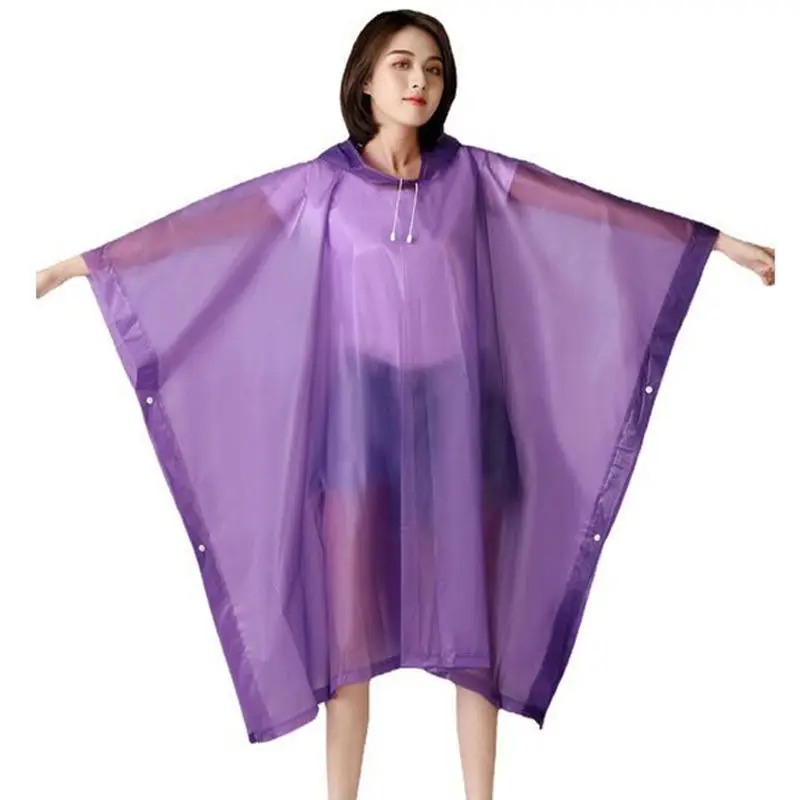 

Women Raincoat Rain Clothes Covers Impermeable Rainwear Capa de chuva chubasquero Poncho Waterproof Hooded Rain Coat for Hiking