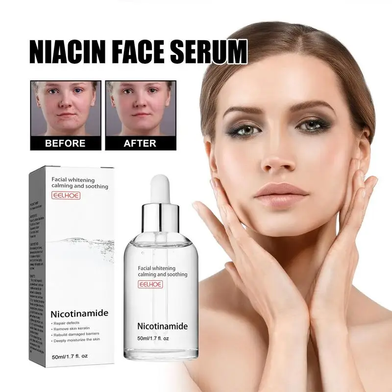

Niacinamide Essence 50ml Brightening Face Serum Remove Dark Spots Moisturizing Anti-Aging Anti-Wrinkle Shrink Pores Skin Care
