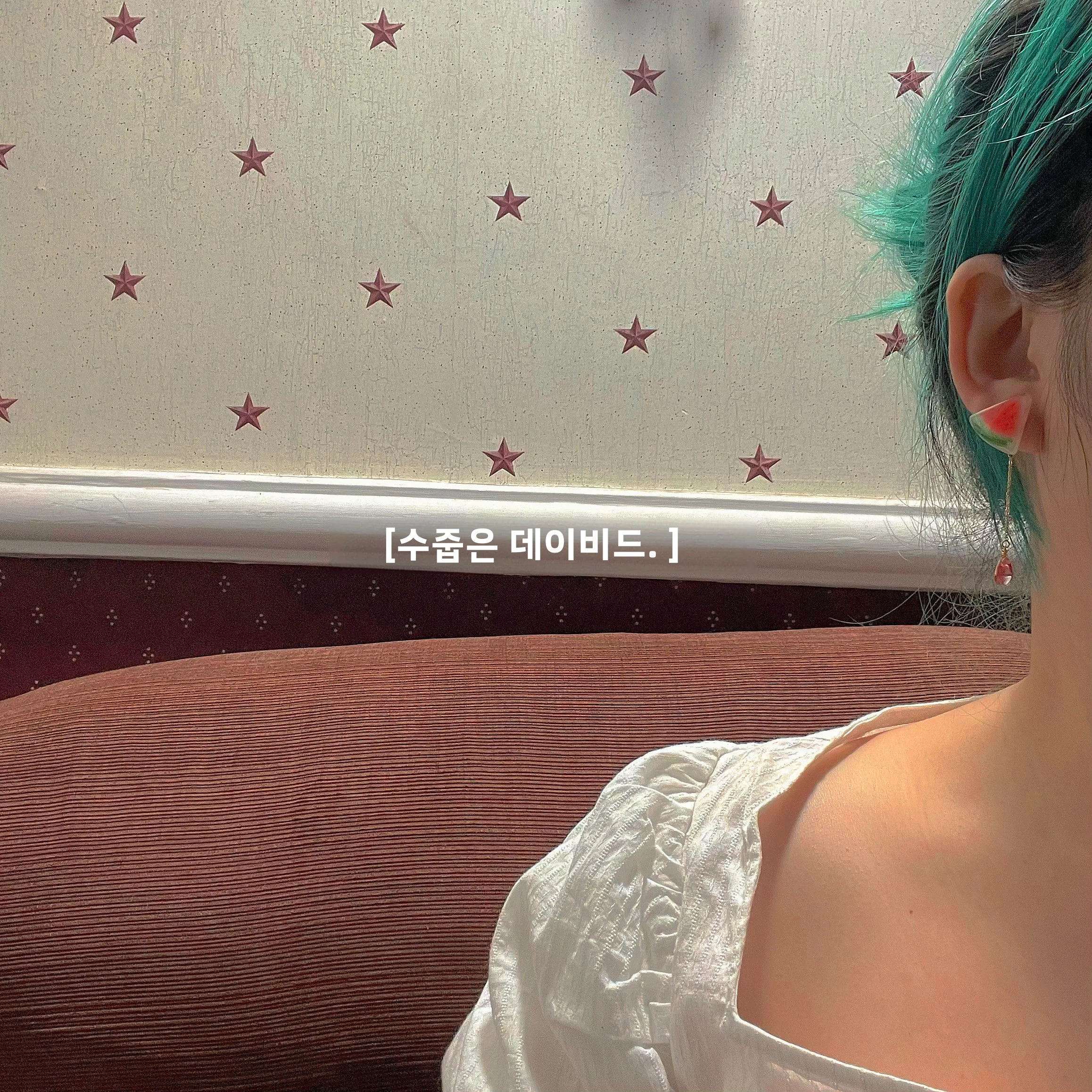 Оригинальный дизайн ретро милая девушка забавные серьги-клипсы с милой арбузной