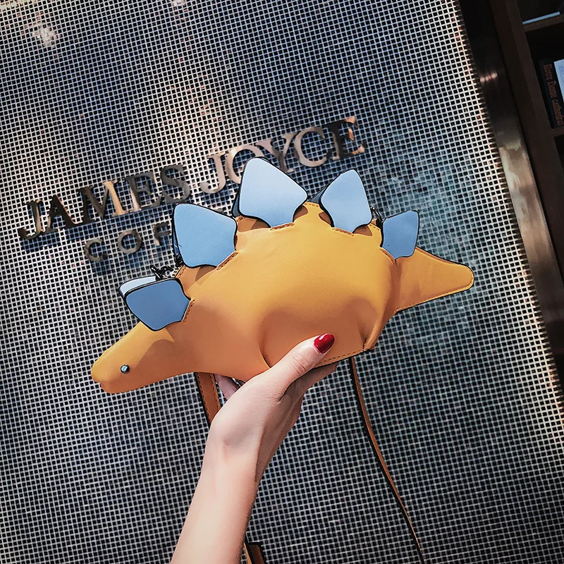 

Pesonality Style Bag dinosaur crossbody bag color block creative handbag women's unique exclusive clutch fun purse best gift