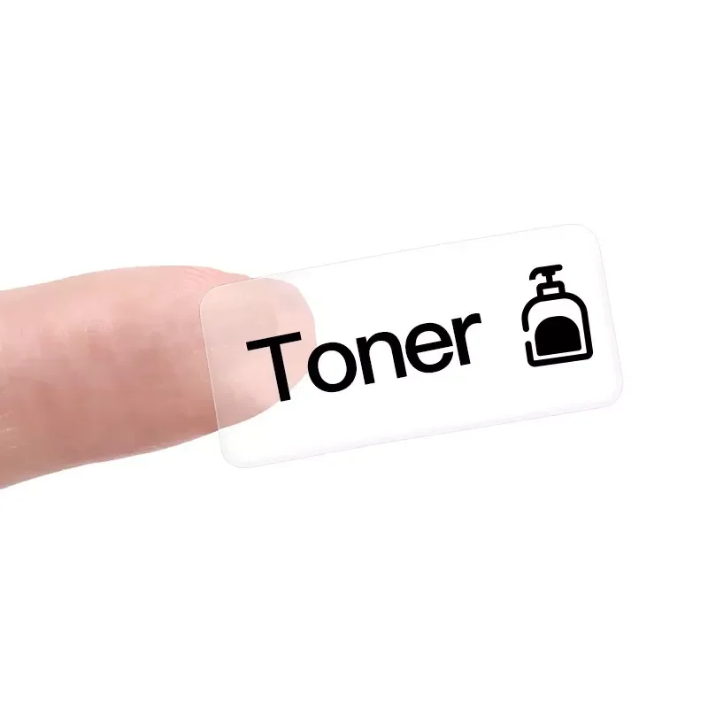 

NEW2023 Niimbot D11/D11/D101 transparent label paper waterproof inkleess rectangle round classification mug bottle tag Kinderg