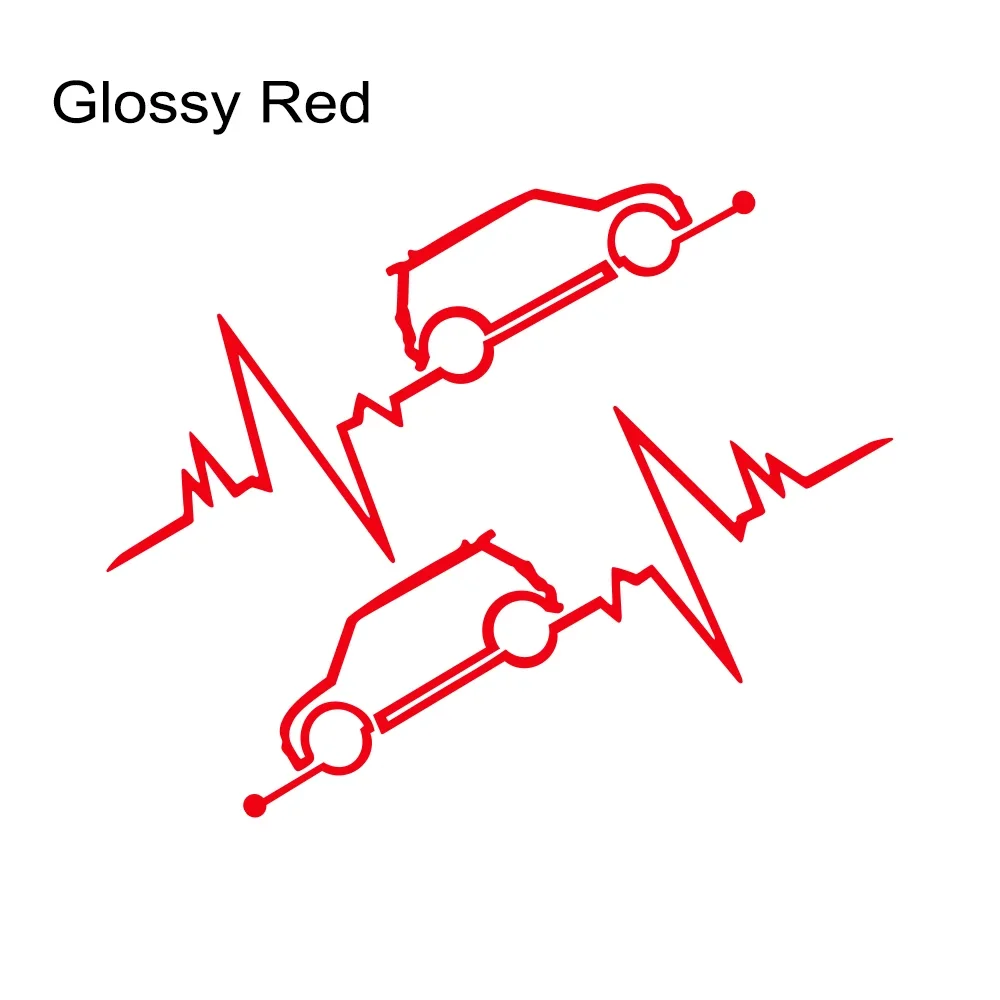 

Наклейка «Сердцебиение окна автомобиля», графическая виниловая наклейка, автотюнинг, украшение для MINI Cooper S JCW One D R5...