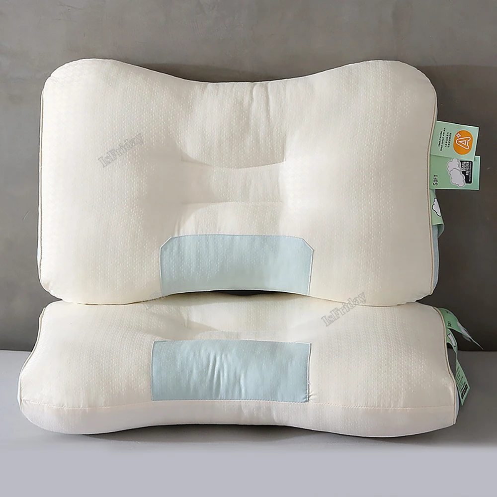 

Cervical Orthopedic Neck Pillow Help Sleep and Protect The Pillow Neck Household Polyester SPA Massage Pillow Neck Pain Relief