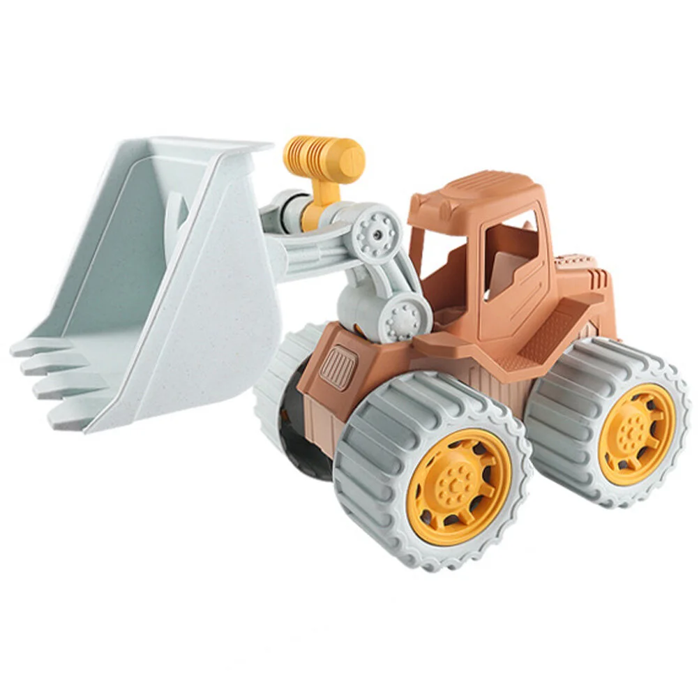 

Children's Bulldozer Excavator Model Inertial Car Toy Kids Baby Toys Cart Cognitive Plastic Push Back Tractor