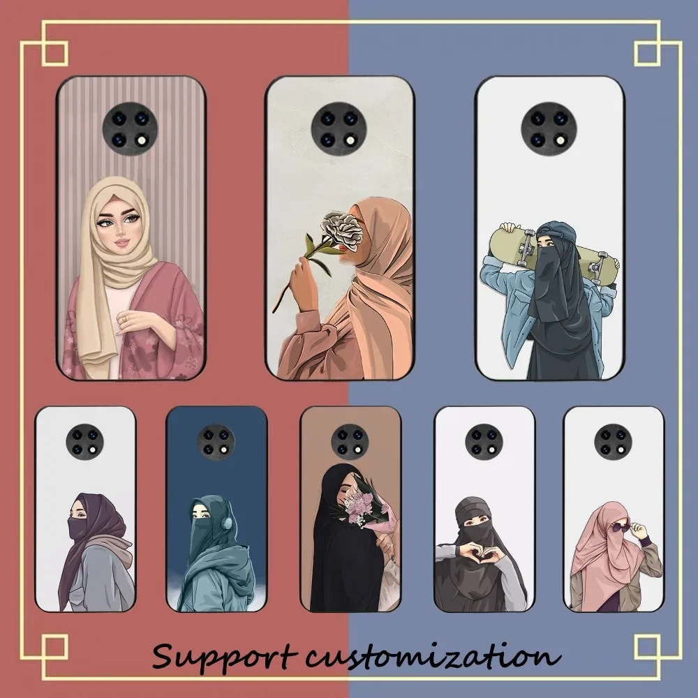 

Muslim Arabic Hijab Girl Phone Case For Redmi Note 4 X 5 A 6 7 8 Pro T 9 Pro 9S 10 Pro 11 Pro 11S 11Epro PocoM3pro