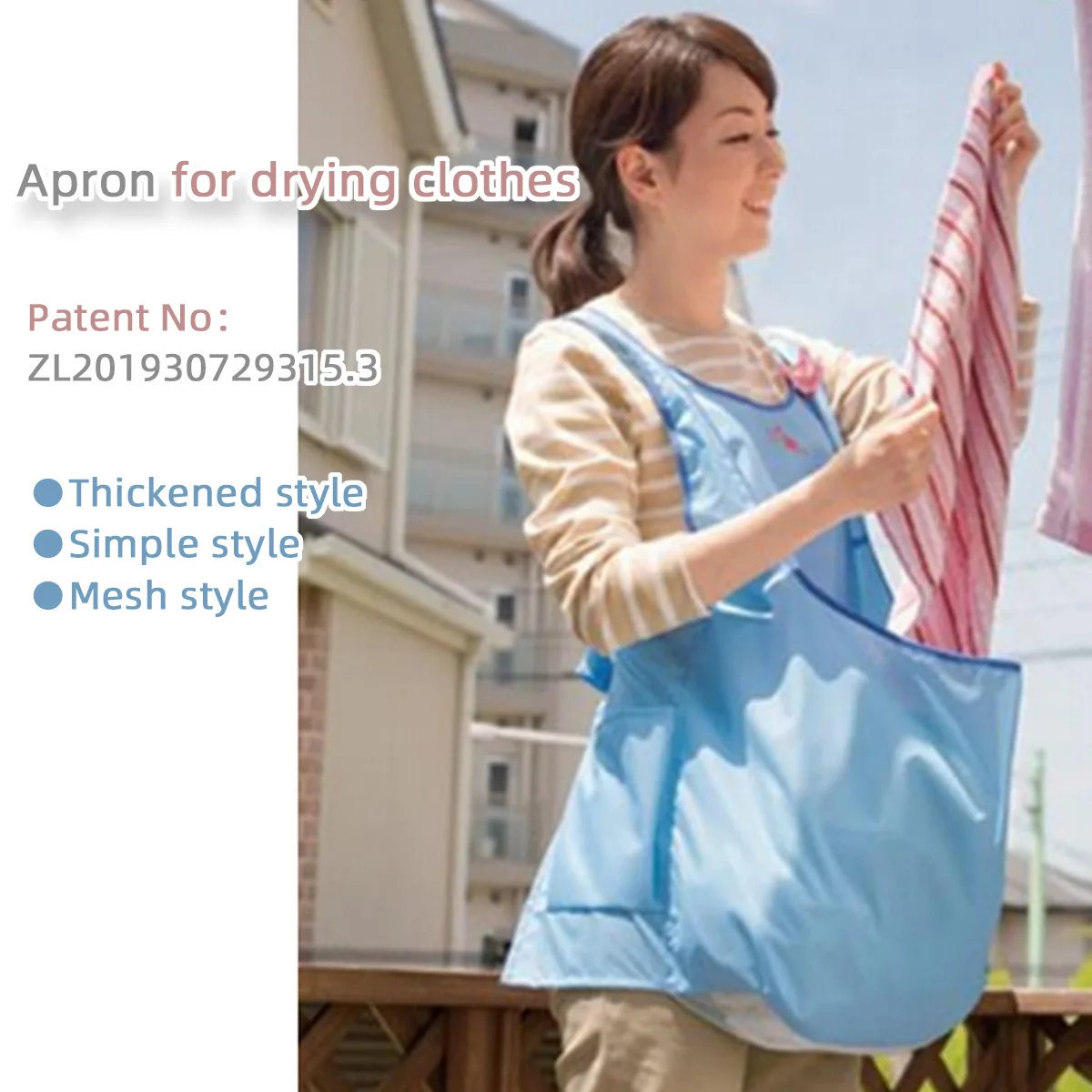 

New Style Clothes Apron Cold and Wet Apron Household Cotton Outdoor Laundry Bib Kitchen Baby Apron