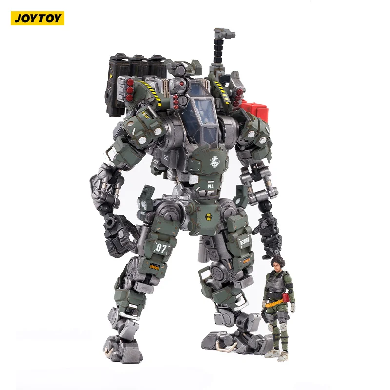 

(2pcs/lot) NEW JOYTOY 1/25 Action Figure Robot Military Steel Bone H07 Frmor Cam Mecha Collection Model Toys Present
