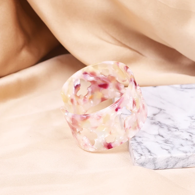 Ацетатный браслет модный простой дизайн женский с шармами ювелирные изделия от