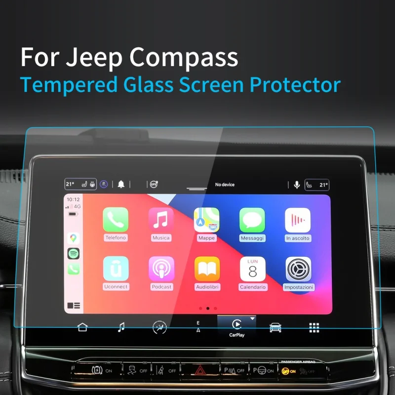 

Автомобильные наклейки, Защита экрана для JEEP Compass 23, навигатор, дисплей, Аксессуары для автомобилей