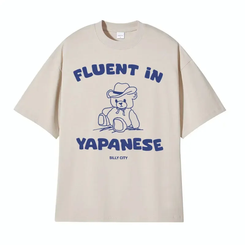 Забавные удобные цветные футболки беглента в япане мужская и женская одежда