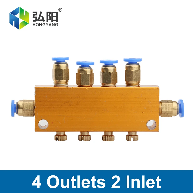 

Пневматический распределитель масла 4 мм