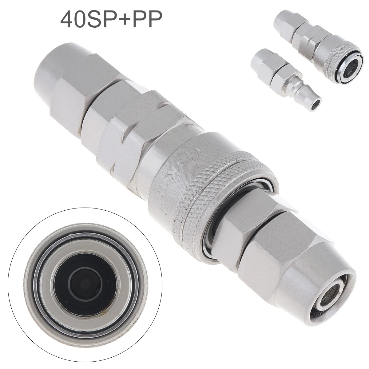 

Соединитель давления 2 шт./компл. 40SP + PP, пневматическая быстросъемная телескопическая Пряжка из закаленной стали с двойным интерфейсом для ...