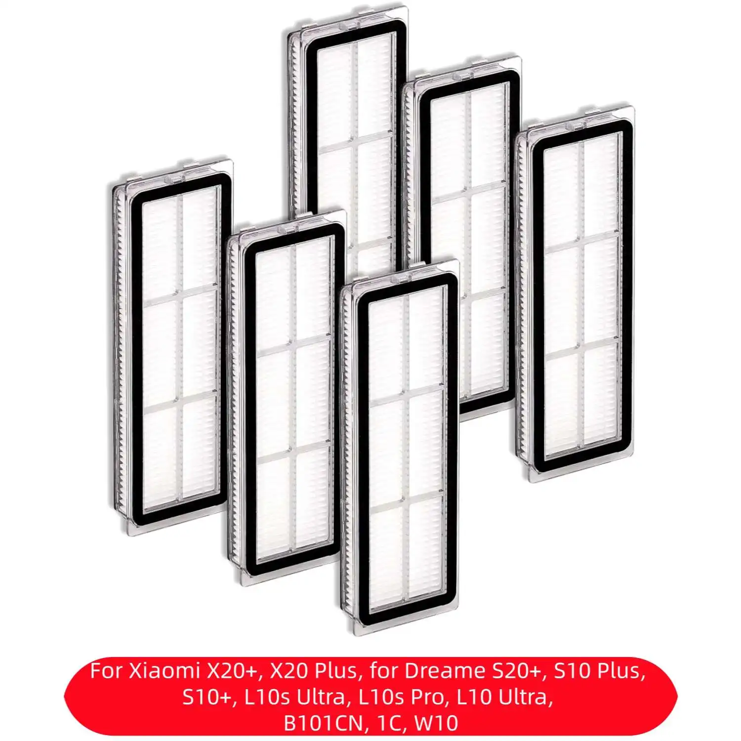 Фото HEPA-фильтр для Xiaomi X20+, X20 Plus, для Dreame S20+, S10 Plus, S10+, L10s Ultra, L10s Pro, L10 Ultra Vacuum Replacement Parts №1