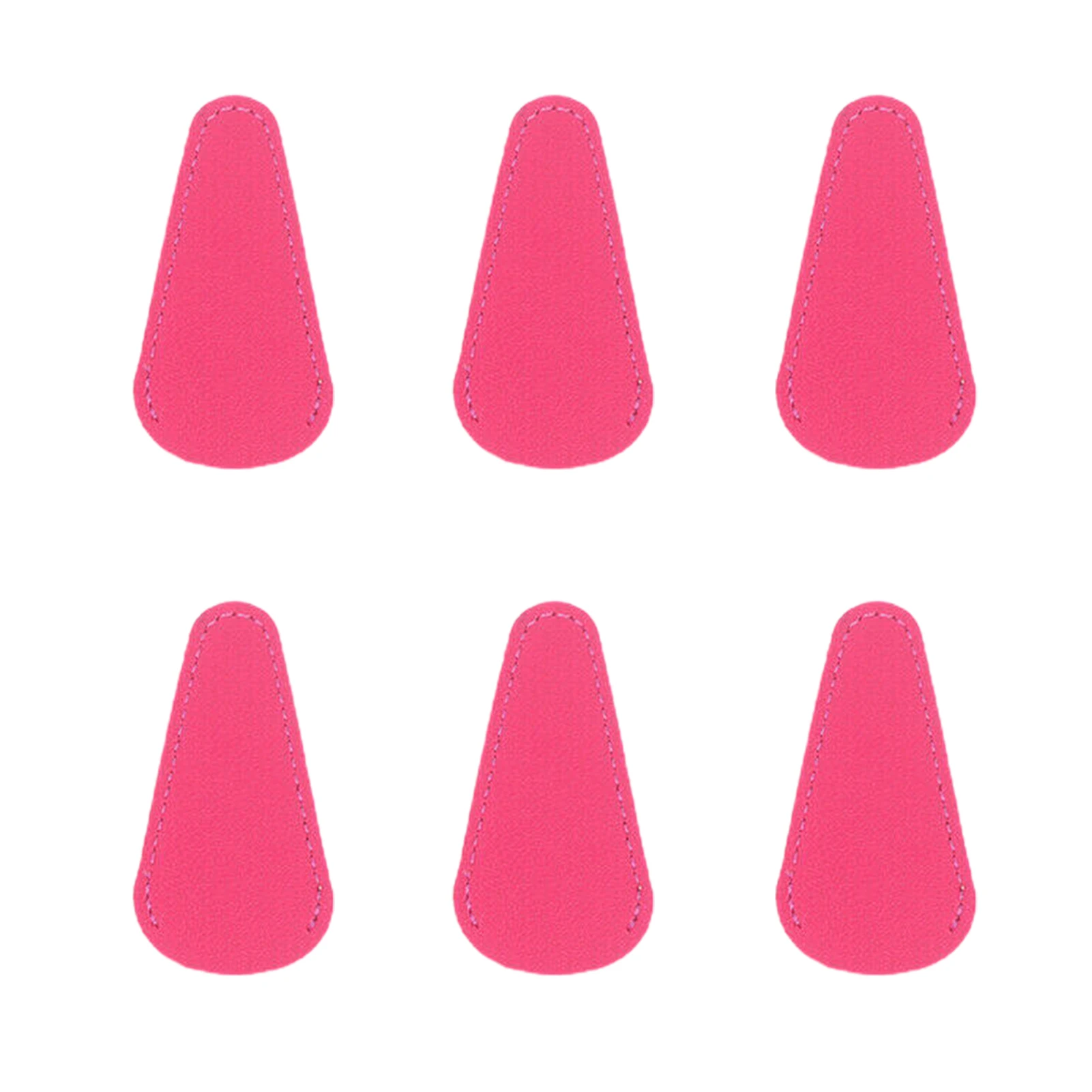 

6pcs Eyebrow Trimming Collect PU Leather Sewing Protection Cover Safety Colorful Gift Tool Durable Accessories Scissors Sheath