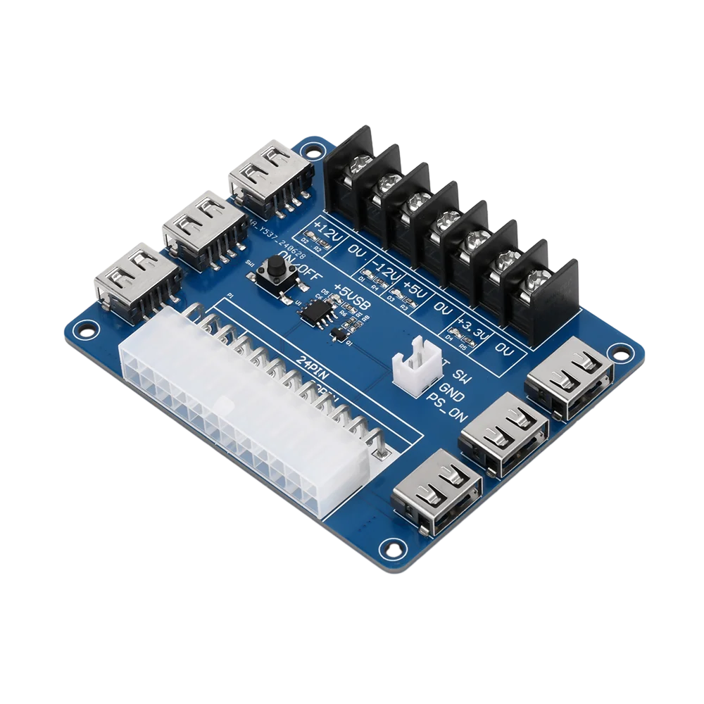 Корпус настольного компьютера на 24 контакта блок питания ATX модуль адаптера для