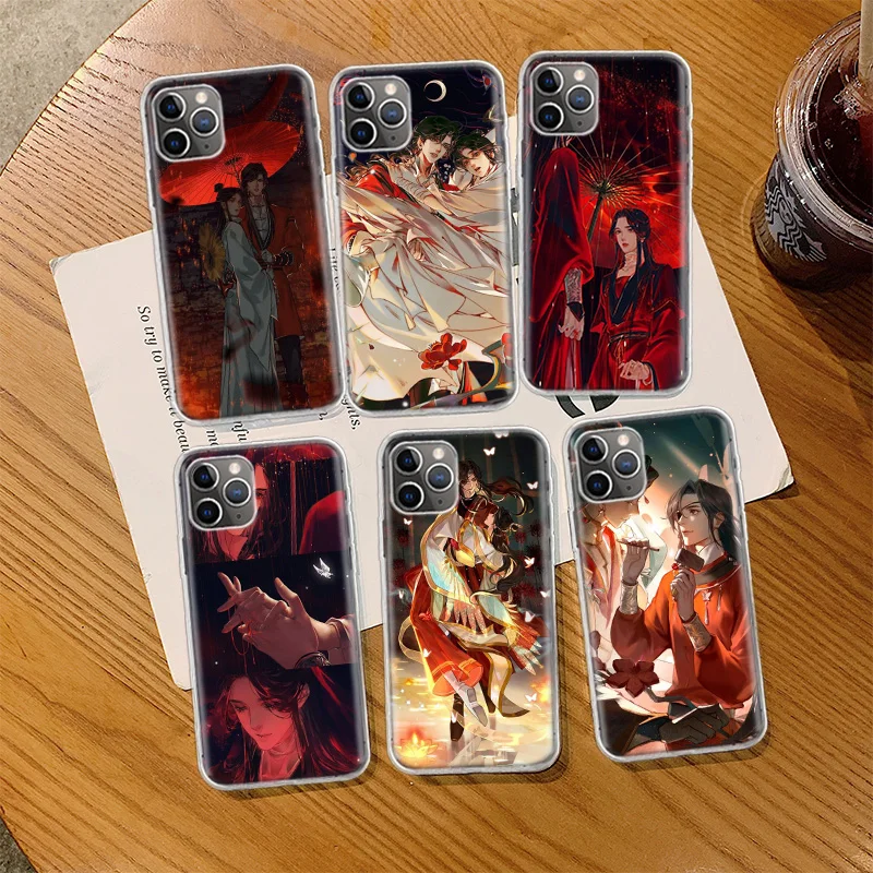 

Tian Guan Ci Fu Fiction cartoon Phone Case For Iphone 14 13 Pro Max Apple 11 12 Mini SE 2020 X XS XR 8 7 Plus 6 6S 5 5S Luxury C