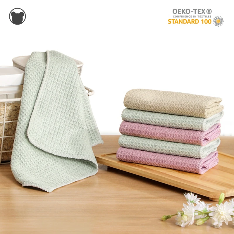 S To Dry Dishes No Lint Dishcloth Pineapple Grid House Cleaning Rag