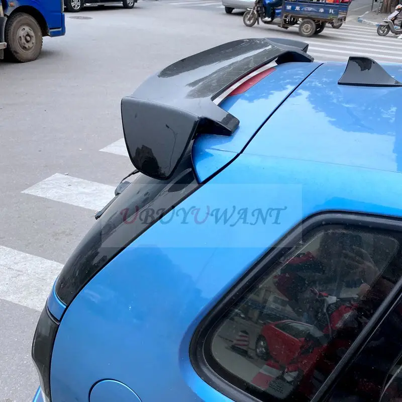 

Спойлер для Volkswagen Polo 2005, 2006, 2007, 2008, 2009, автомобильный фотоаксессуар, Неокрашенный задний спойлер на крышу багажника из АБС-пластика