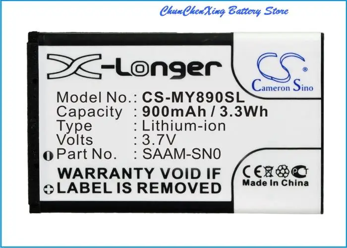 

Cameron Sino 900mAh Keyboard Battery SL-1102A for Mini Keyboard RT-MWK08