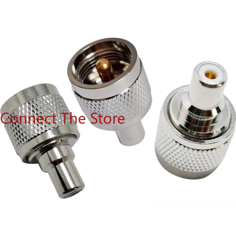 

2PCS Q9 All-copper RF Adapter NJ/UHFK RCA Female To Male Connector