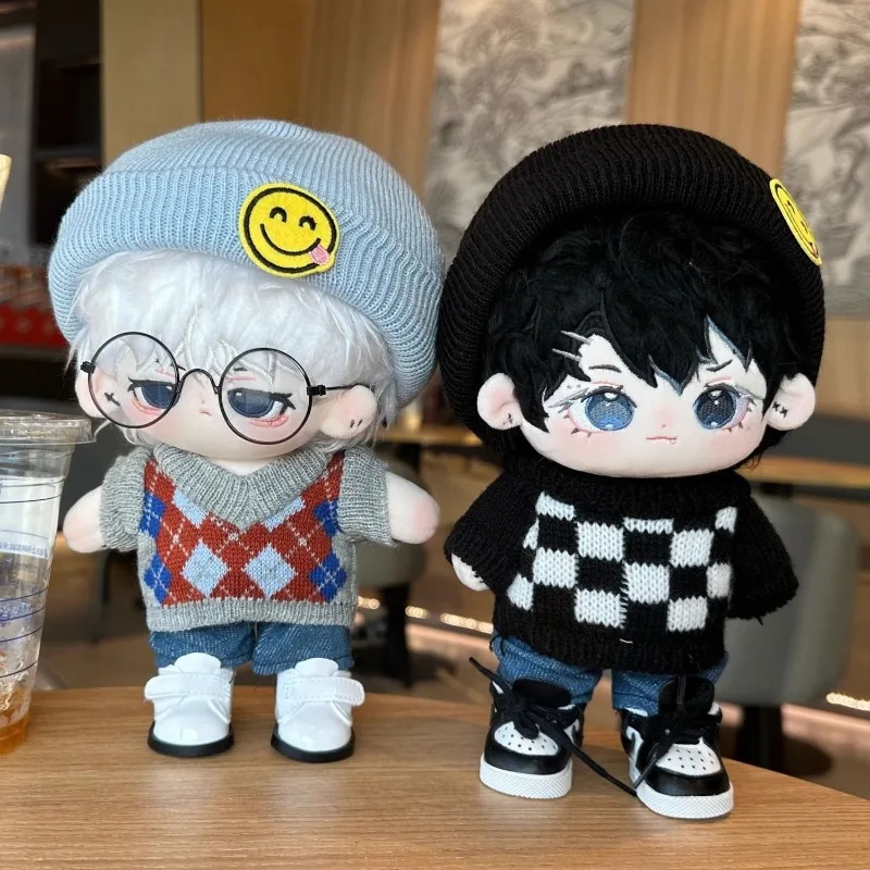 Женская плюшевая Одежда для куклы 15/20 см 5 шт. костюм с черным лесом шляпа шарф