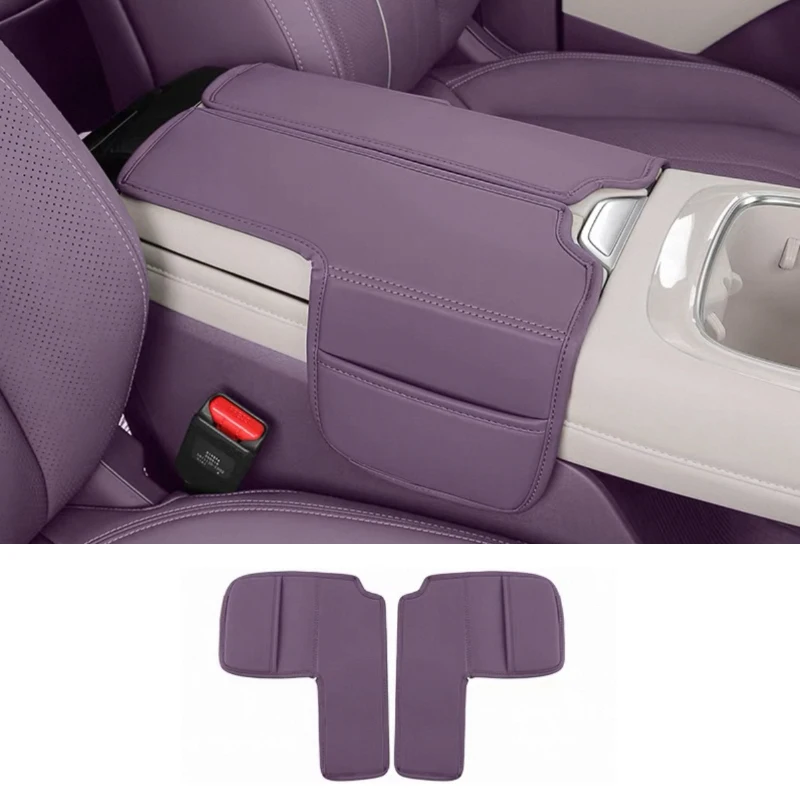 

Для Changan Deepal S7 S07 2023-2026: Защитная накладка из кожи на центральную консоль/подлокотник, аксессуары