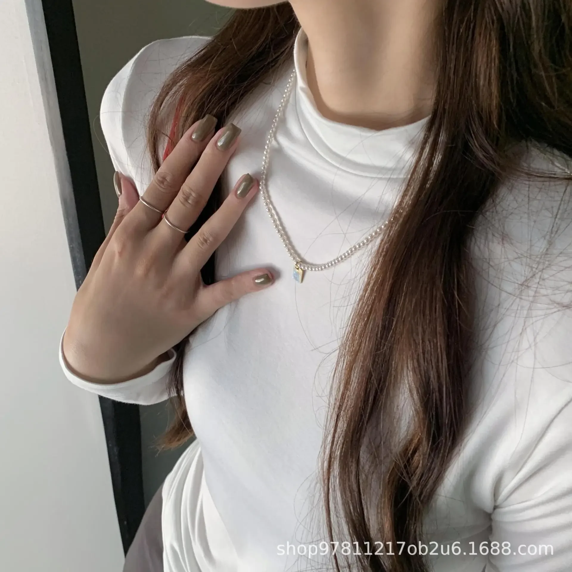 Женская осенне-зимняя тонкая футболка из модального цвета с базовым слоем