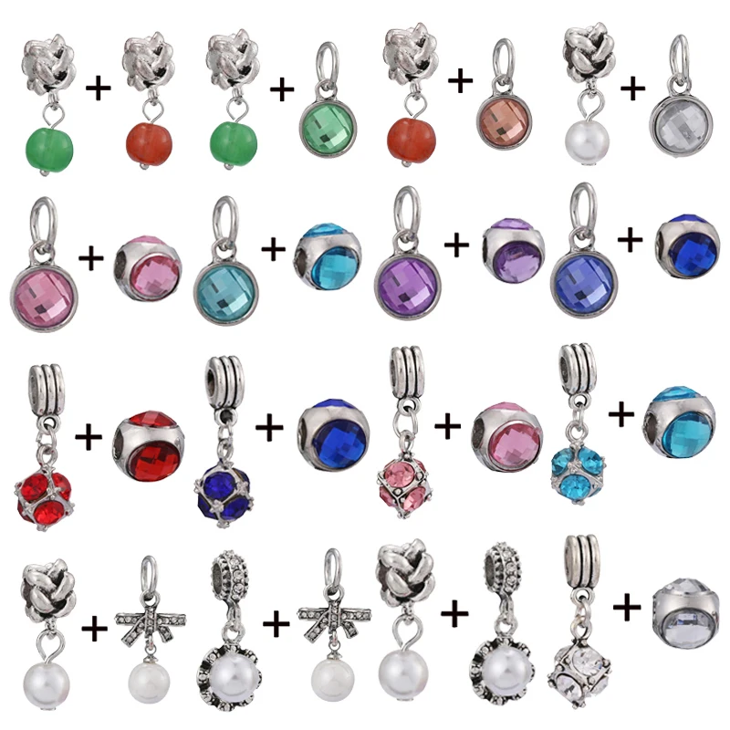 

2 шт./лот новый дизайн посеребренные подвески в форме капли Подвески Европейский Стиль Очаровательный браслет модные ювелирные изделия под...