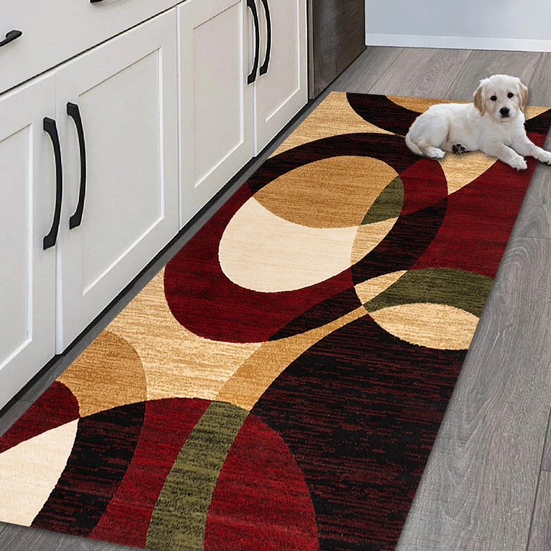 Modern Kitchen 3D Home Entrance Doormat Long Strip Bedroom Mat Room Decoration Carpet In The Living Room Bathroom Non-Slip Rug