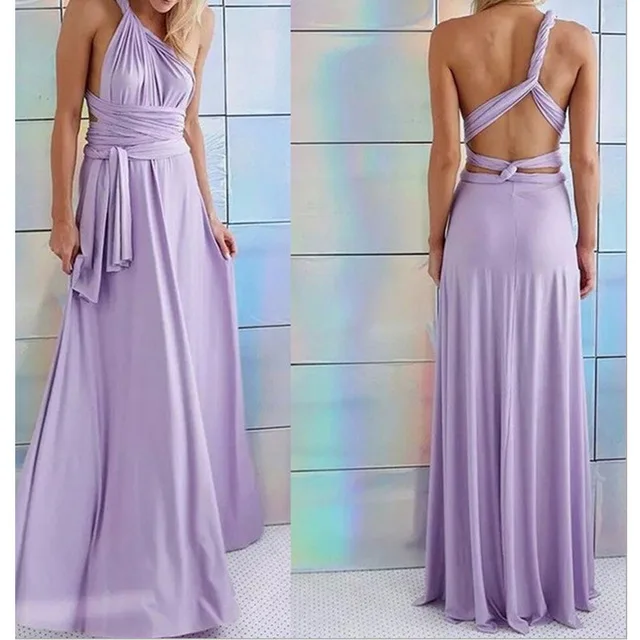 

Sexy Women Summer Fashion Elegant Night Dress Bandage Blackless Party Bridesmaids Robe Suspender Skirt Slim A Line Long Dress
