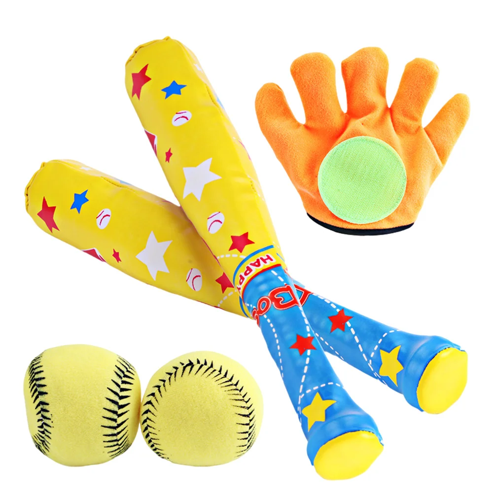 

1Set Sticky Balls Toss Catch Balls Baseball Sticky Target for Kids