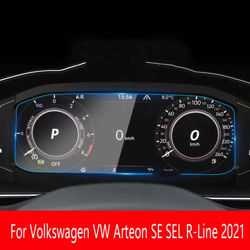 

For Volkswagen VW Arteon SE SEL R-Line 2021Car instrument Dashboard Tempered Glass Screen Protector Film Auto Interior Accessori