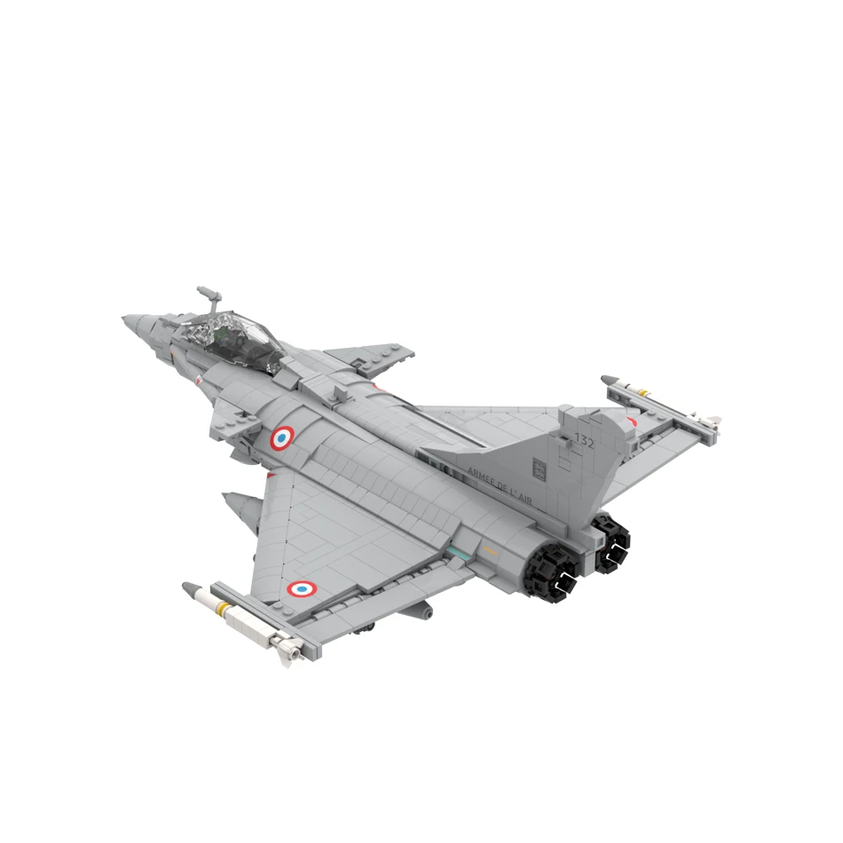 Многоцелевой истребитель французских ВВС Rafale C MOC строительный блок набор