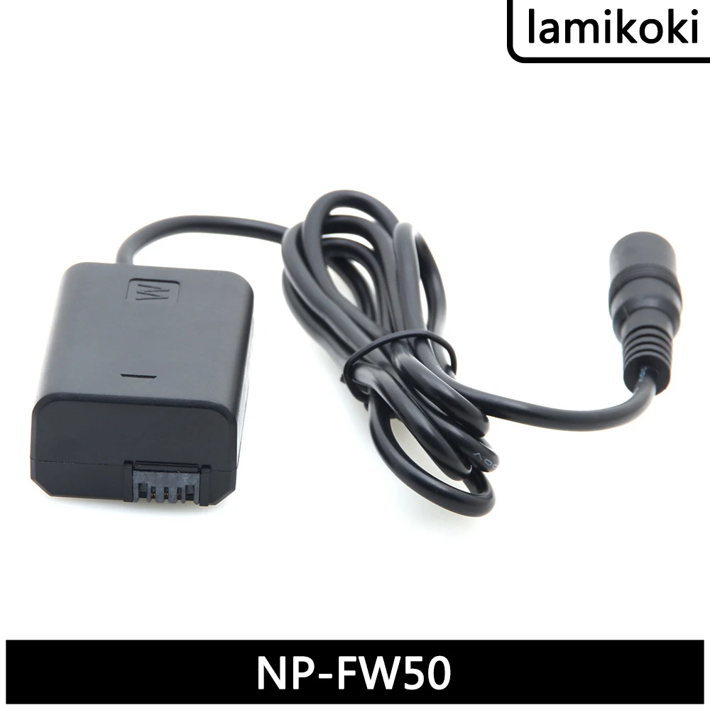 

AC-PW20 DC Coupler NP-FW50 Np Fw50 Dummy Battery For Sony Alpha 7 7R 7S NEX 3 3N 5 SLT A33 A55 A37 A6300 A6500 A7000 QX1 ZV-E10