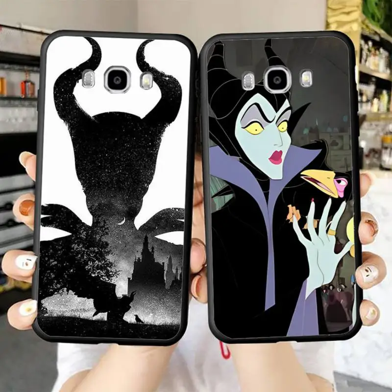 

Disney The Witch Maleficent Phone Case For Samsung Galaxy J4 plus J6 J5 J72016 J7prime cover for J7Core J6plus
