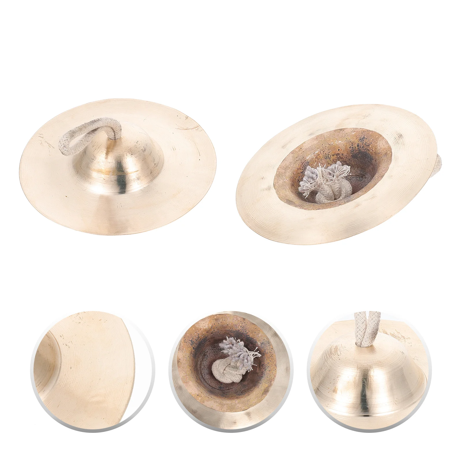 

1 Pair Cymbals Mini Percussion Instruments Small Copper Cymbals Copper Cymbals for Children Opening Performance