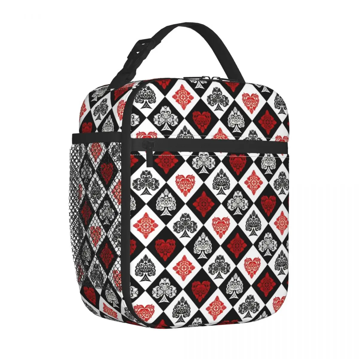 Термосумка для обедов красная Черная Контейнер еды Портативный Ланч-бокс тоут