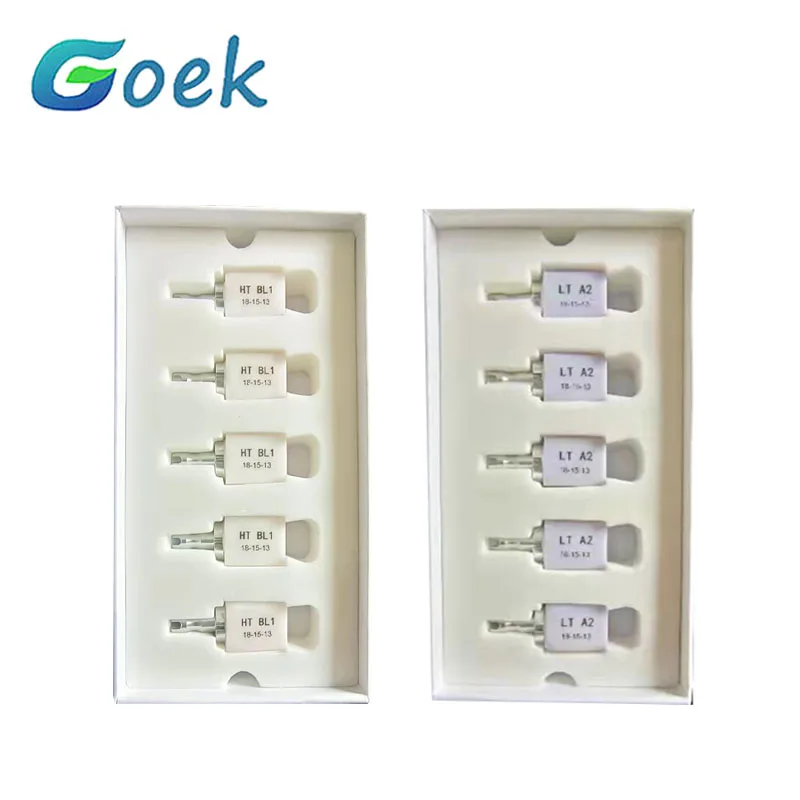 

1 шт. Стоматологический стеклянный керамический блок HT/LT A1-BL3 CAD/CAM Блоки из кремнеземного порошка, стеклянные керамические блоки общего назн...