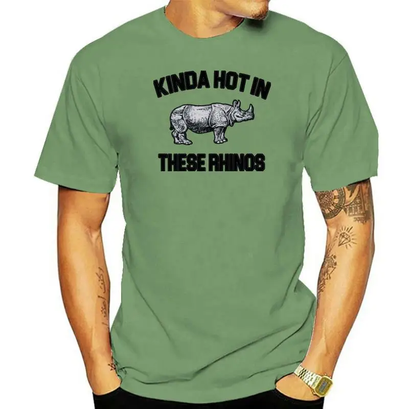 

2022 Rhinos Printing T Shirts New Fashion 100% Cotton T-shirts Ace Ventura Quote Men Top Quality Band Tshirts Summer Funny