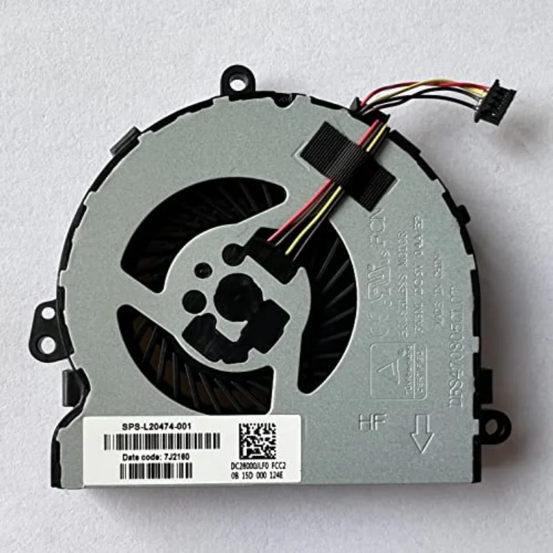 Новый вентилятор процессора для HP 15DA 15DB 15-DA 15-DB 15-DR 15Q-DX 15T-DS 15-DB0011DX TPN-C136 TPN-C129 TPN-C130
