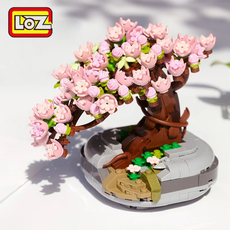 

LOZ Mini Potted Blocks Blocks Kids Building Bricks Toys Flower Puzzle Pot Plants Girls Gift Home Decor