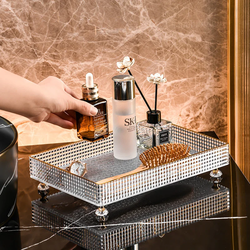 1 шт. прозрачная стойка для хранения косметики