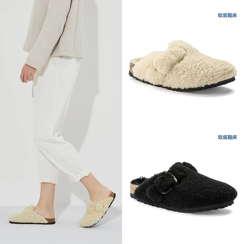 

Ted Shoes for Girls and Cashmere Warm Boys Bean Shoes 2023 New Winter Solid Color Fashion Casual Toddler Baby Birkenstocks