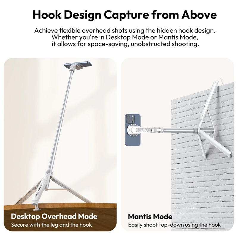 Ulanzi TT88 верхняя палка для селфи 1 44 м с зажимом MagSafe