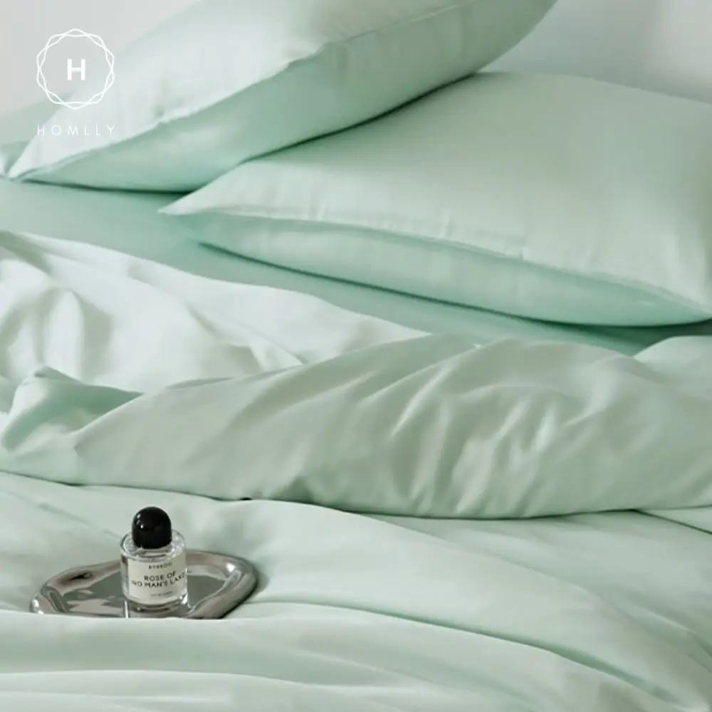 Домашний Комплект постельного белья Jongii из тенсела Подушка Семейный комплект (3/4