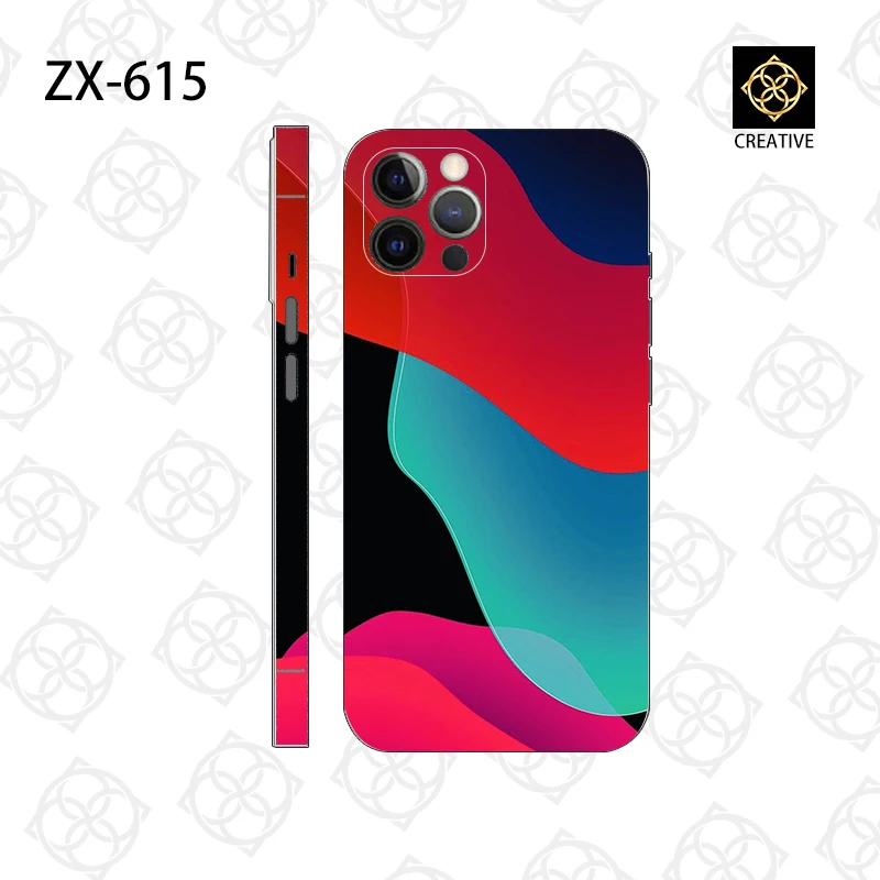 Цветная защитная пленка на заднюю панель для iPhone 15 Pro Max 14 Plus 13 12 Mini наклейка