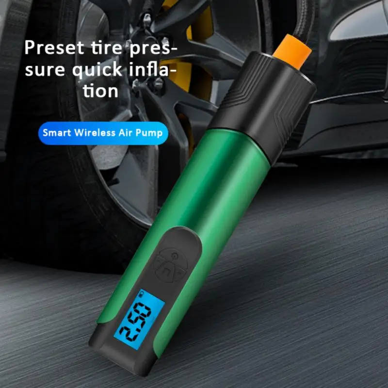 

Wireless Car Air Pump 12V Portable Air Compressor Inflator Pump Bicycle Air Injector Digital Auto Tyre Auto Inflatable Pump